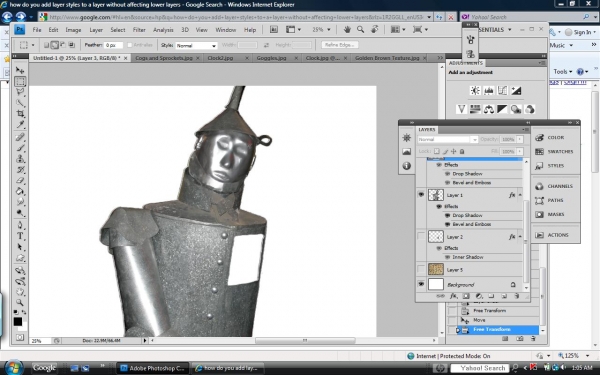 Creation of Steampunk Tin Man: Step 1